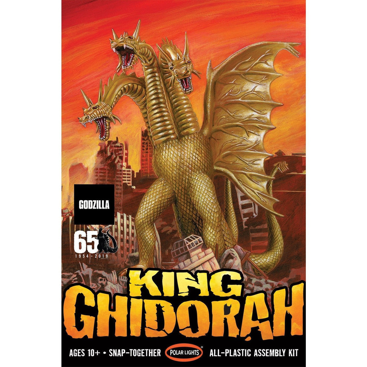Polar Lights King Ghidorah (Snap) 1:350 Scale Model Kit-Polar Lights-ModelCars.com