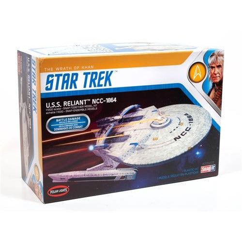 Polar Lights Star Trek Star Trek U.S.S. Reliant Wrath of Khan Edition 1/1000 Scale Model Kit - Polar Lights - ModelCars.com