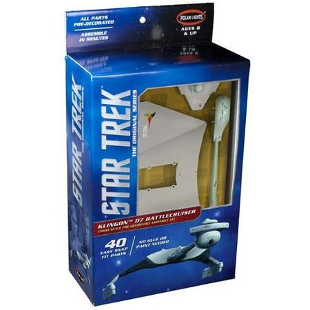 Polar Lights Star Trek TOS Klingon D7 Snap Pre - decorated 1/1000 Scale Kit - Polar Lights - ModelCars.com