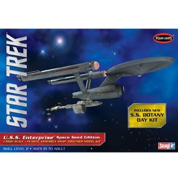 Polar Lights Star Trek TOS USS Enterprise Space Seed Edition 1:1000 Snap Kit - Polar Lights - ModelCars.com