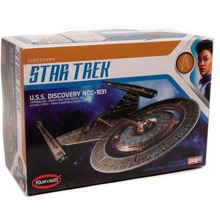 Polar Lights Star Trek U.S.S. Discovery NCC-1031 1/2500 Scale Snap Kit-Polar Lights-ModelCars.com