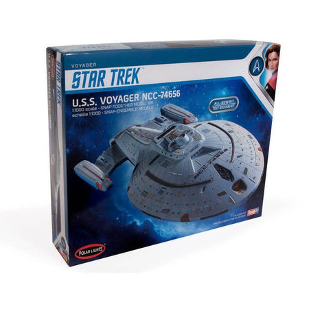 Polar Lights Star Trek U.S.S. Voyager (Snap) 1:1000 Scale Model Kit-Polar Lights-ModelCars.com