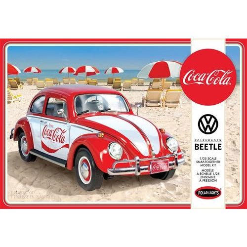 Polar Lights Volkswagen Beetle Snap (Coca - Cola) 1/24 Scale Model Kit - Polar Lights - ModelCars.com
