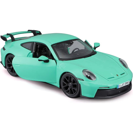 Porsche 911 GT3 Light Green 1/24 Diecast Model Car by Bburago-Bburago-ModelCars.com
