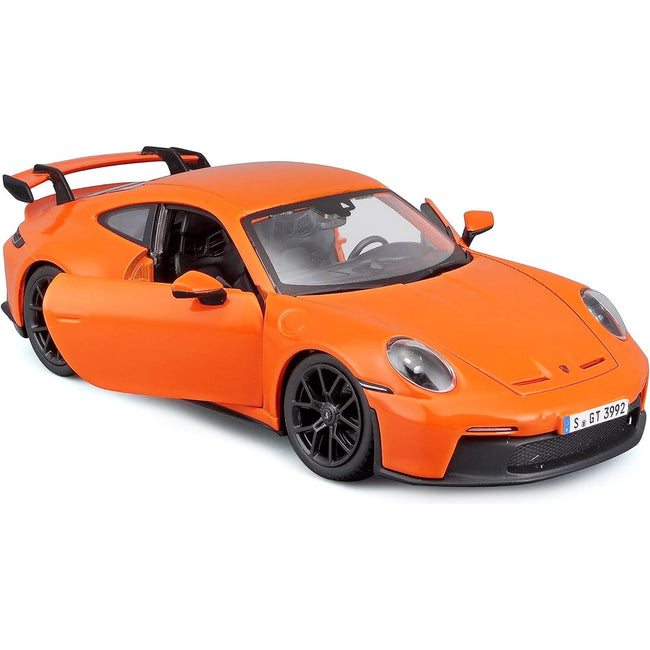 Porsche 911 GT3 Orange 1/24 Diecast Model Car by Bburago - Bburago - ModelCars.com