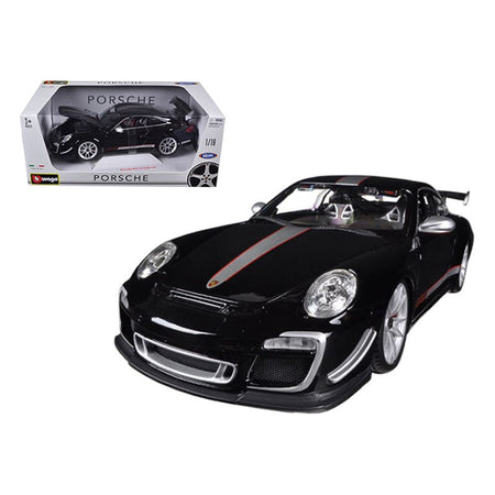 Porsche 911 GT3 RS 4.0 Black 1/18 Diecast Model Car by Bburago-Bburago-ModelCars.com