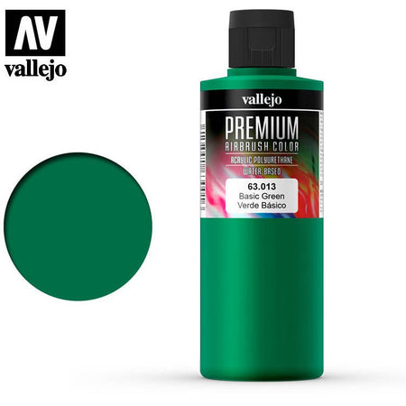 Premium Airbrush Color Vallejo Basic Green 62013 - Vallejo - ModelCars.com