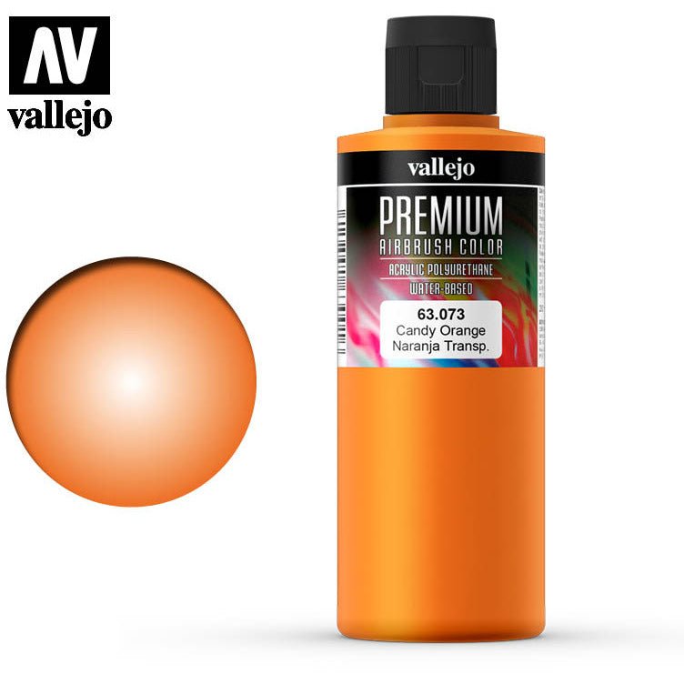 Premium Airbrush Color Vallejo Candy Orange 63073 - Vallejo - ModelCars.com