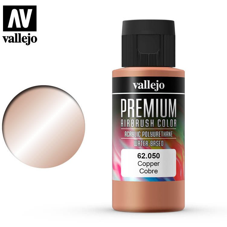 Premium Airbrush Color Vallejo Copper 62050 - Vallejo - ModelCars.com