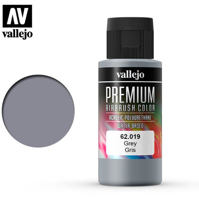 Premium Airbrush Color Vallejo Grey 62019 - Vallejo - ModelCars.com