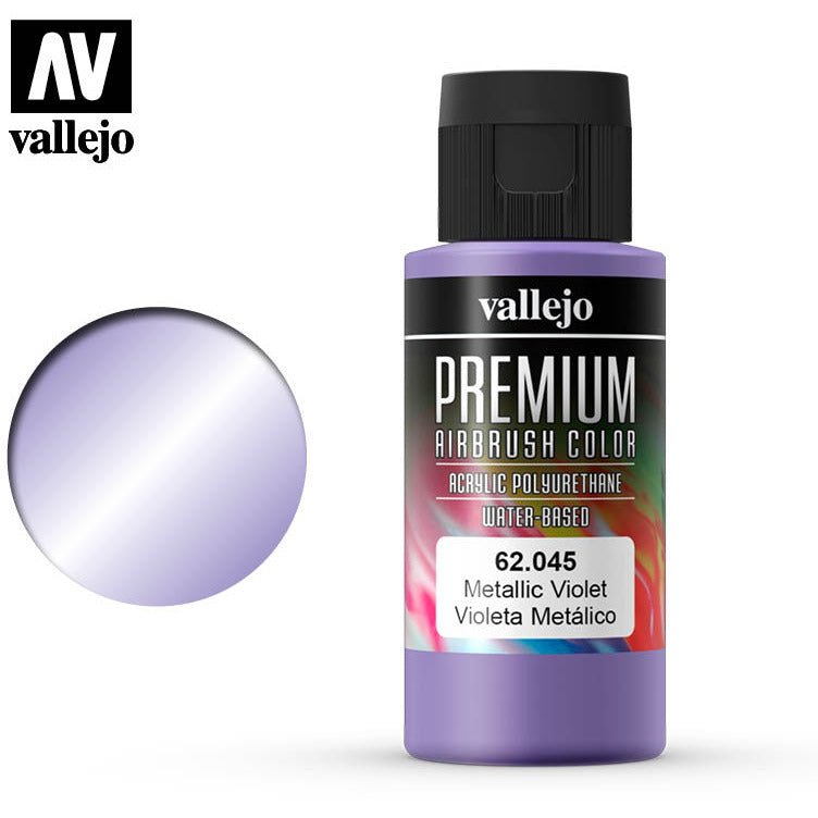 Premium Airbrush Color Vallejo Metallic Violet 62045 - Vallejo - ModelCars.com