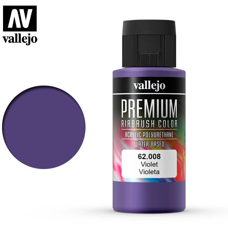 Premium Airbrush Color Vallejo Violet 62008 - Vallejo - ModelCars.com