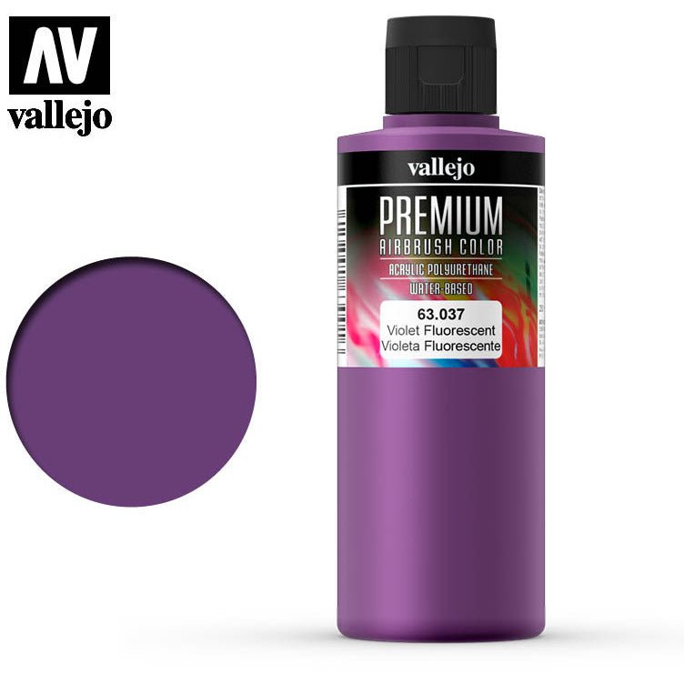 Premium Airbrush Color Vallejo Violet Fluorescent 62037 - Vallejo - ModelCars.com