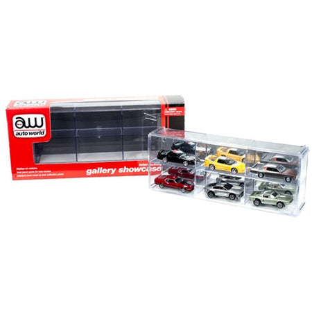 Auto World Six Car Interlocking Display Case 1:64 Scale