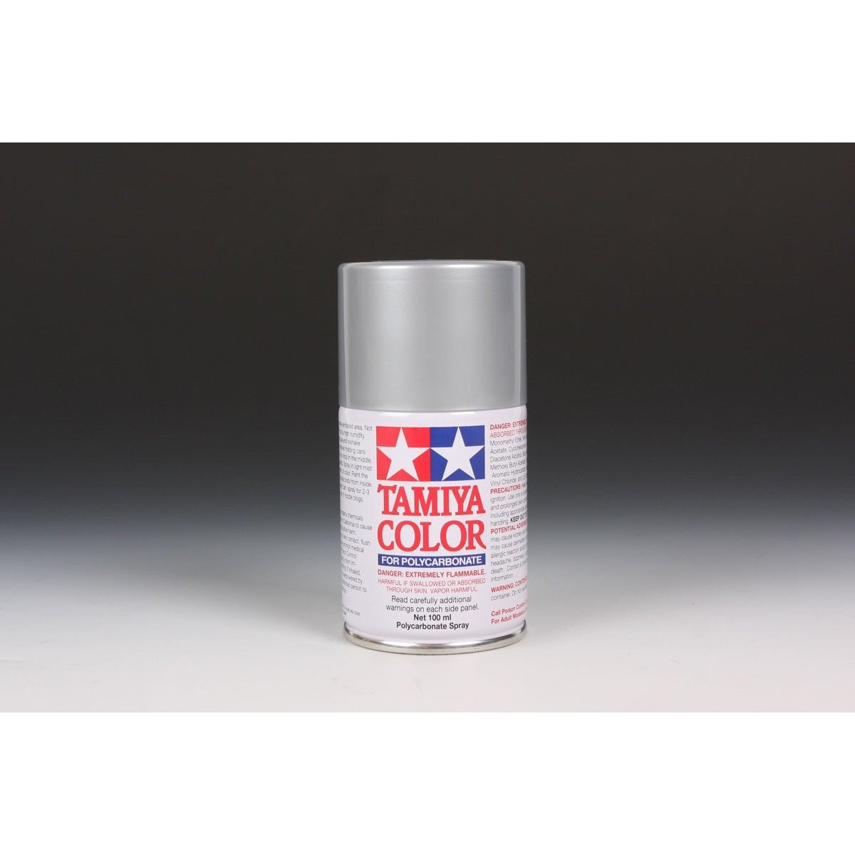 Ps-48 Semi-Gloss Silver Anodized Alum 100Ml Spray Can / Tamiya USA-Tamiya-ModelCars.com