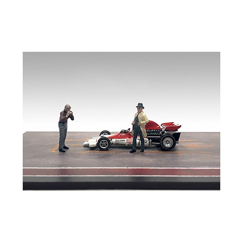 "Race Day" Two Diecast Figures Set 3 for 1/43 Scale Models by American Diorama - American Diorama - ModelCars.com