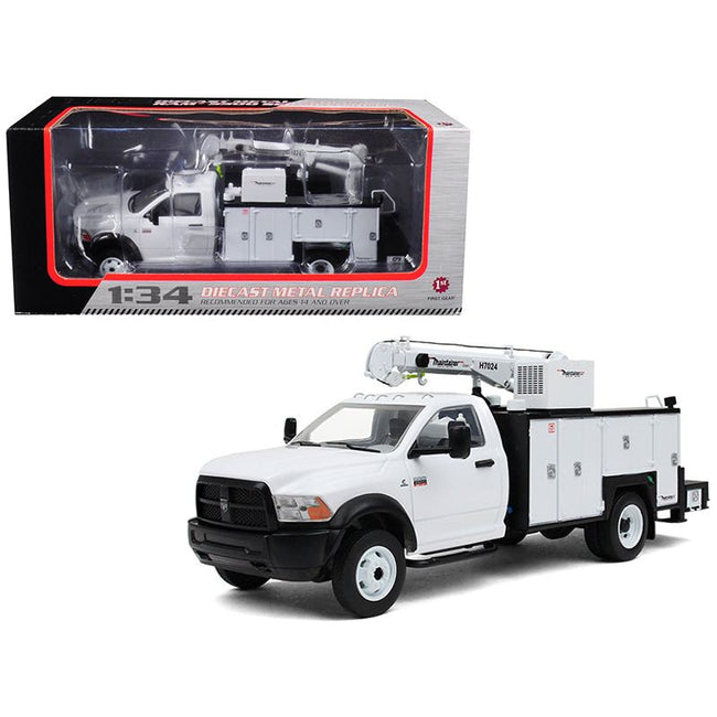 RAM 5500 with Maintainer Service Body White 1/34 Diecast Model by First Gear - First Gear - ModelCars.com