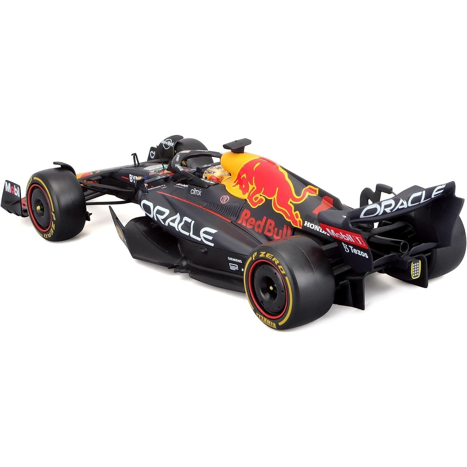 Red Bull Racing RB18 1 Max Verstappen "Oracle" Winner Formula One F1 Abu Dhabi GP "Drivers' Champion" (2022) 1/24 Diecast Model Car by Bburago - Bburago - ModelCars.com