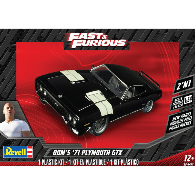 Revell 1/24 Doms 1971 Plymouth GTX 2N1 - Revell - ModelCars.com