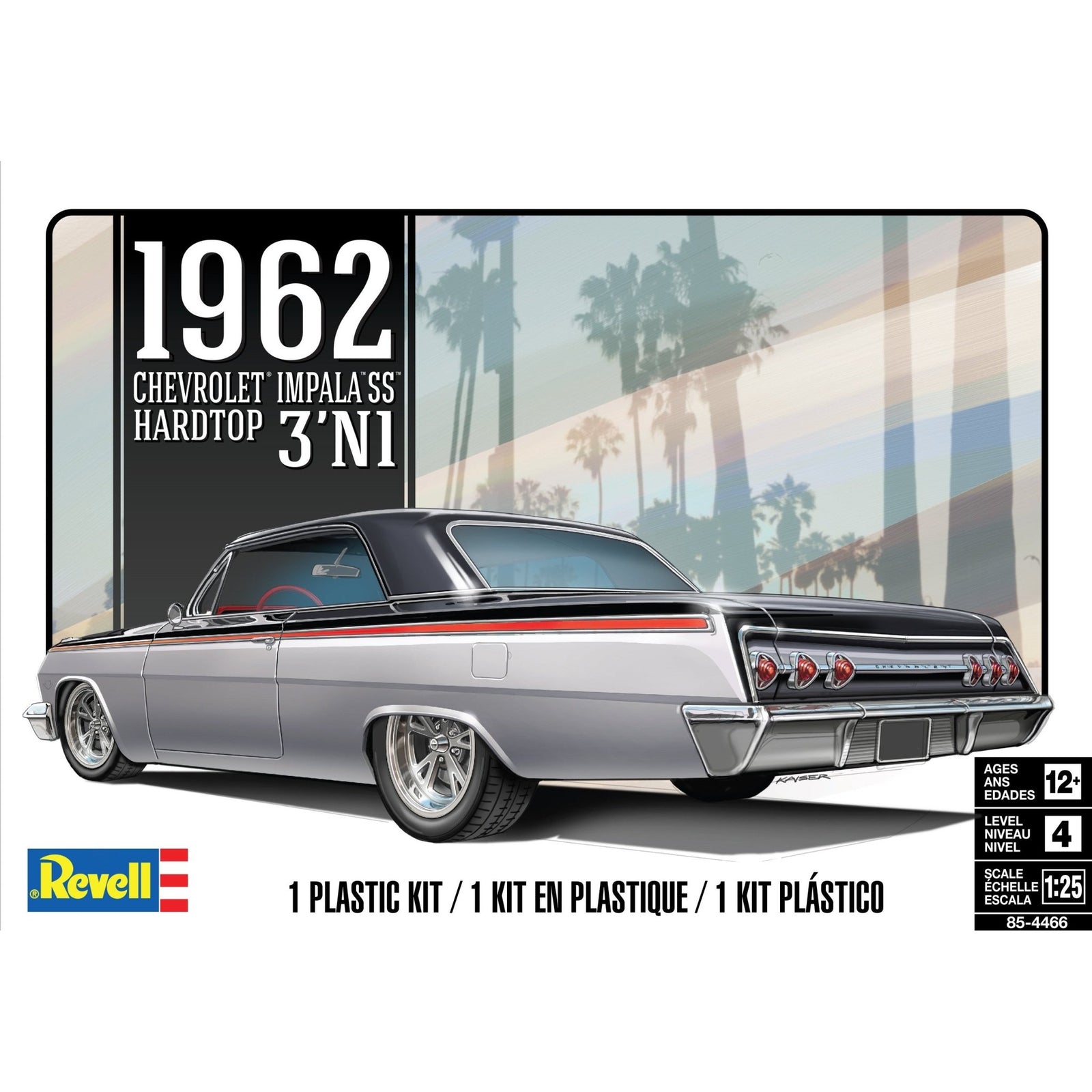 Revell 1/25 1962 Chevy Impala SS Hardtop 3N1 - Revell - ModelCars.com