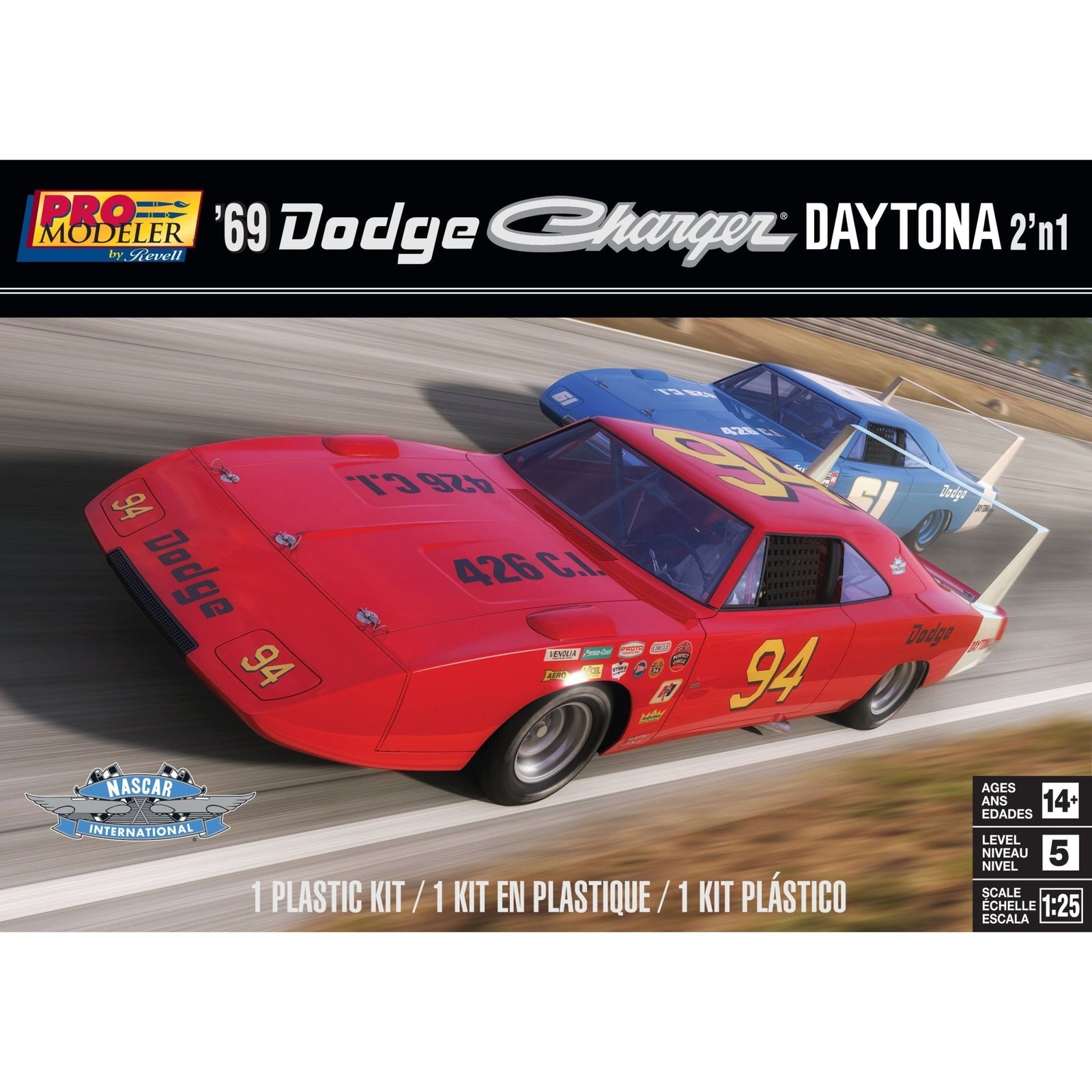 Revell 1/25 '69 Dodge Charger Daytona 2n1 - Revell - ModelCars.com