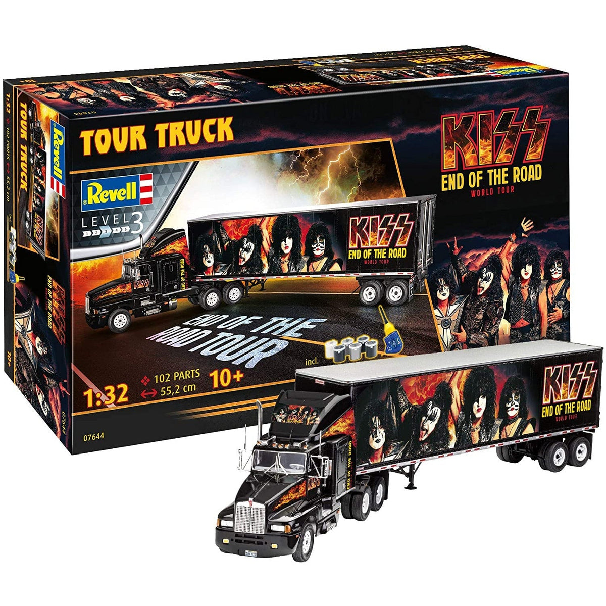 Revell 1/32 KISS Tour Truck Rock Gift set-Revell-ModelCars.com