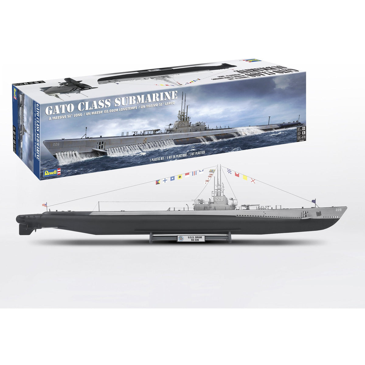 Revell 1/72 Gato Class Submarine - Revell - ModelCars.com