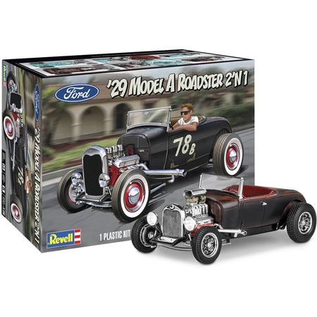 Revell 1929 Model A Roadster 2'N1 Scale 1/25 model kit - Revell - ModelCars.com