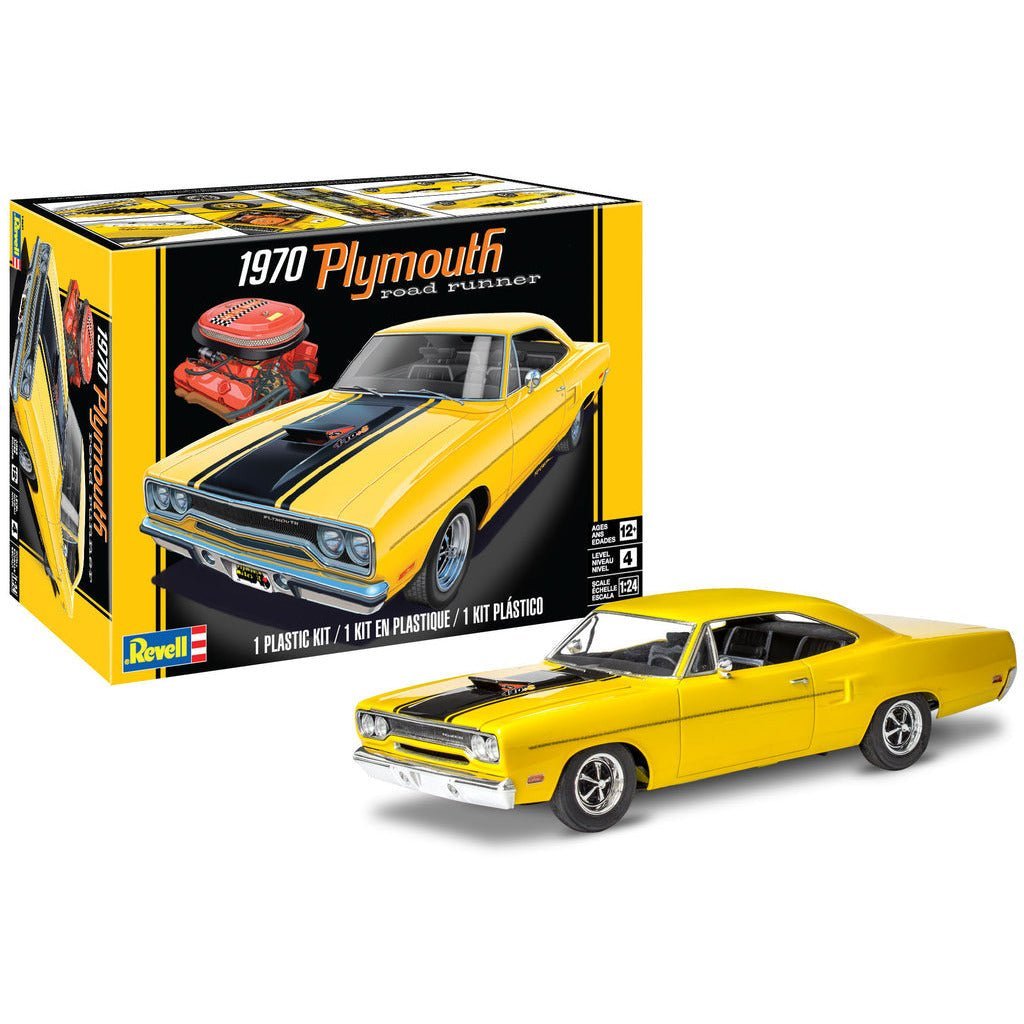 Revell 1970 Plymouth Road Runner 1/24 Scale Model Kit-Revell-ModelCars.com