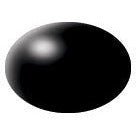 Revell Aqua Color, Black, Silk, 18ml, RAL 9005-Revell-ModelCars.com