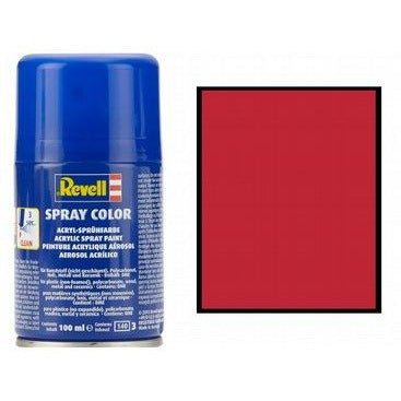 Revell Carmine Red Matt Acrylic Spray Paint 100ml - Revell - ModelCars.com