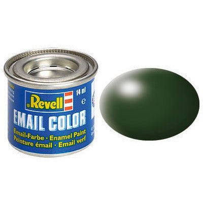 Revell Color, Dark Green, Silk, 14ml, RAL 6020 - Revell - ModelCars.com