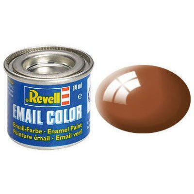 Revell Color, Mud Brown, Gloss, 14ml, RAL 8003 - Revell - ModelCars.com