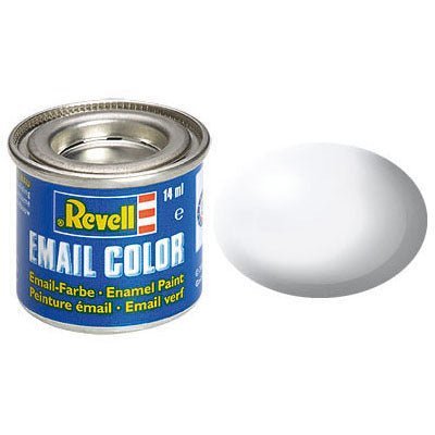 Revell Color, White, Silk, 14ml, RAL 9010-Revell-ModelCars.com
