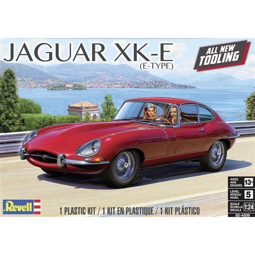 Revell Jaguar XK-E (E-Type) 1/24 Scale Model Kit-Revell-ModelCars.com