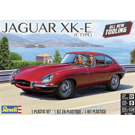Revell Jaguar XK-E (E-Type) 1/24 Scale Model Kit-Revell-ModelCars.com