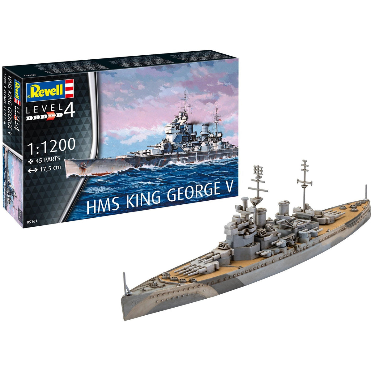 Revell of Germany 1/1200 HMS King George V-Revell-ModelCars.com