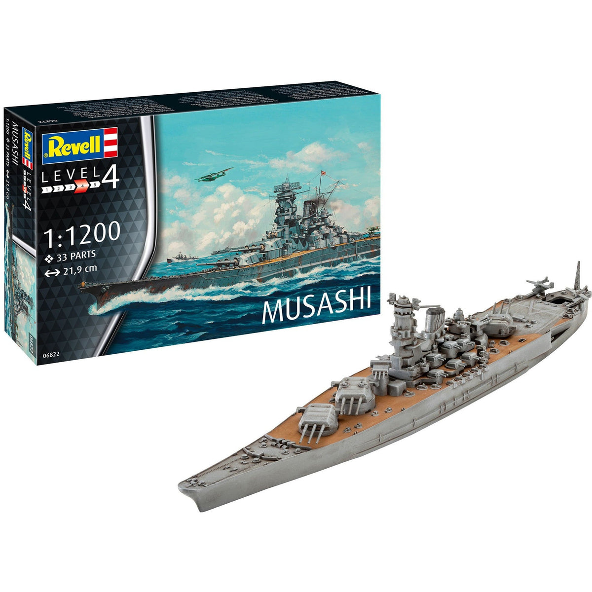 Revell of Germany 1/1200 Musashi-Revell-ModelCars.com
