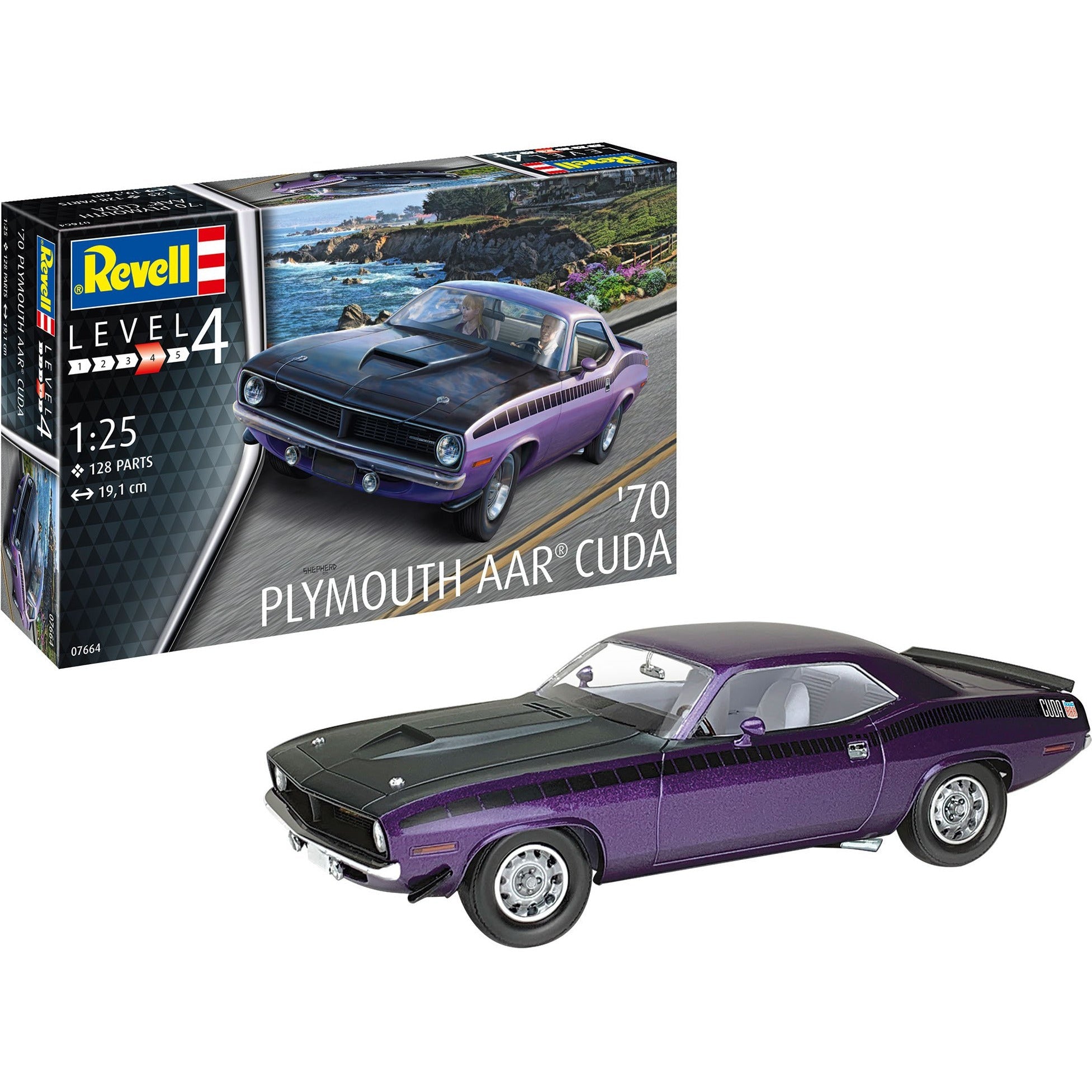 Revell of Germany 1/125 70 Plymouth AAR Cuda - Revell - ModelCars.com
