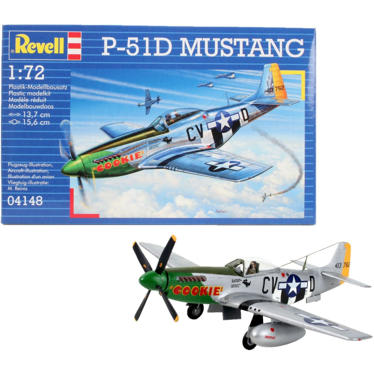 Revell of Germany 1/144 P-51D Mustang-Revell-ModelCars.com