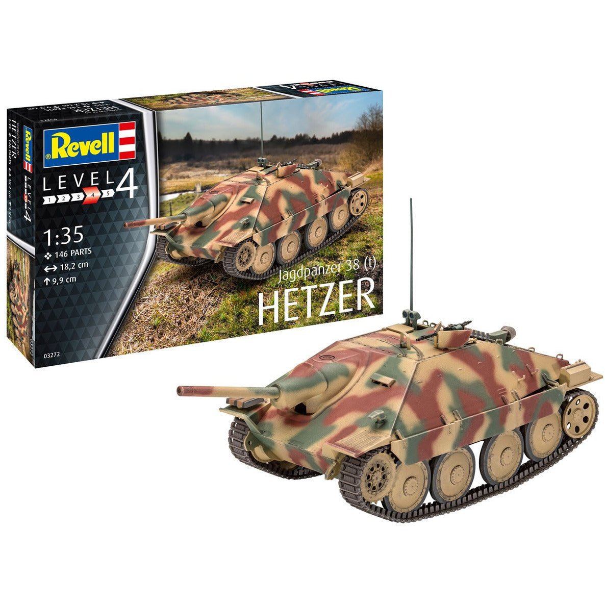 Revell of Germany 1/35 Jagdpanzer 38 (t) HETZER - Revell - ModelCars.com