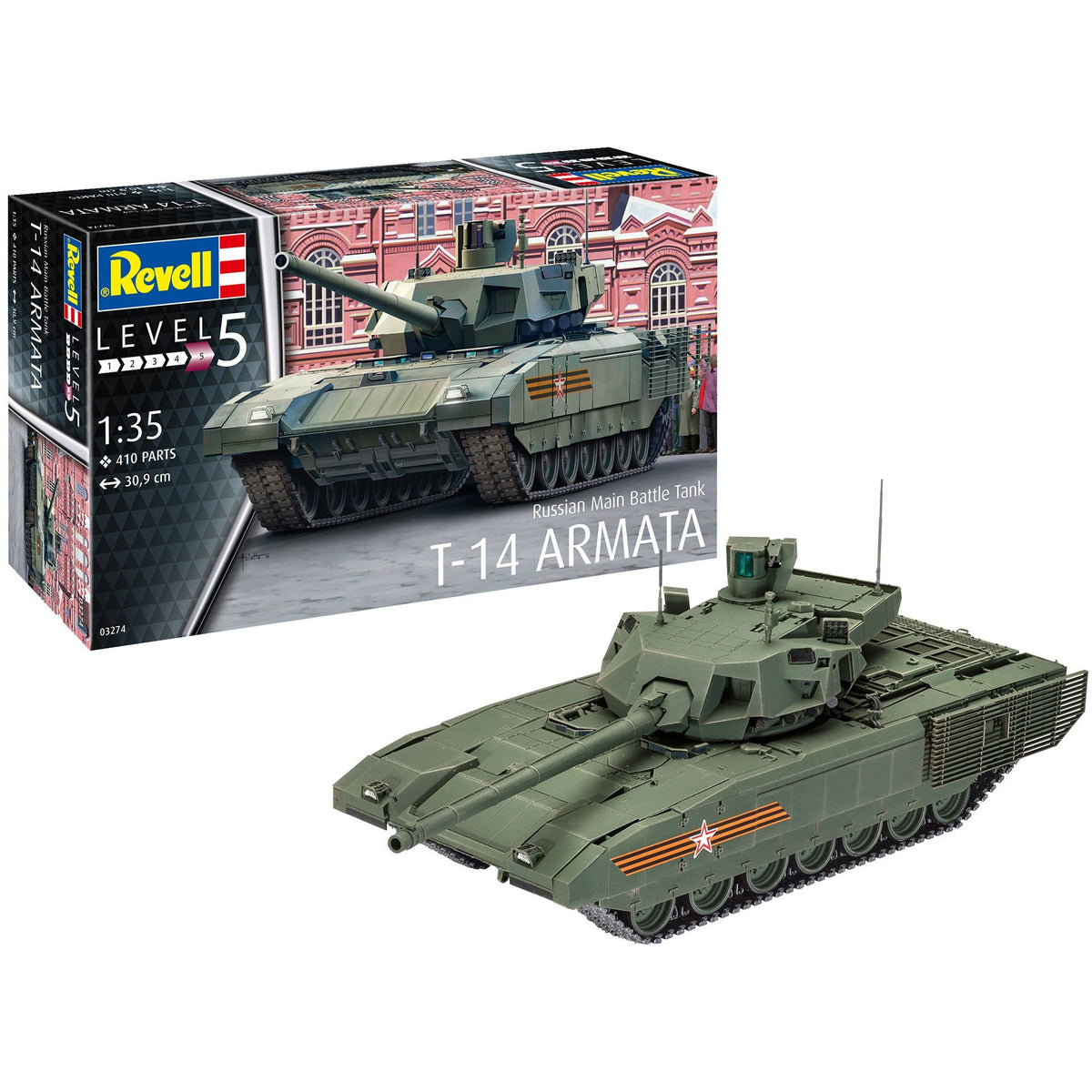 Revell of Germany 1/35 Russian Main Battle Tank T - 14 ARMATA - Revell - ModelCars.com