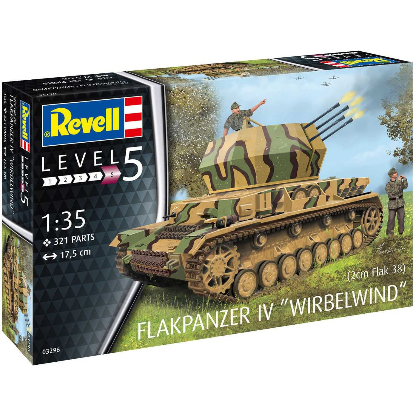 Revell of Germany 1/35 Scale Flakpanzer IV Wirbelwind - Revell - ModelCars.com