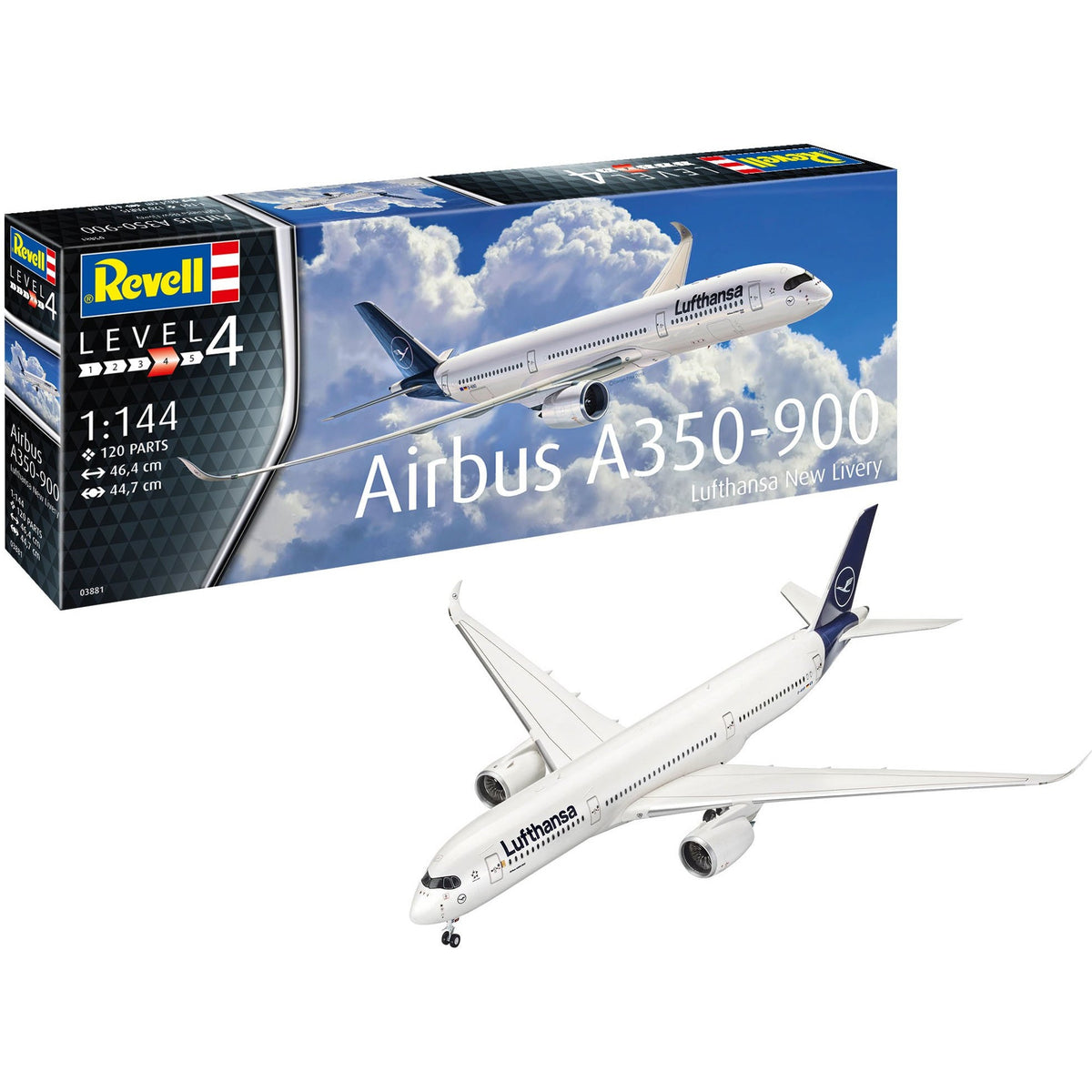 Revell of Germany 1/72 Airbus A350-900 Lufthansa New Livery-Revell-ModelCars.com