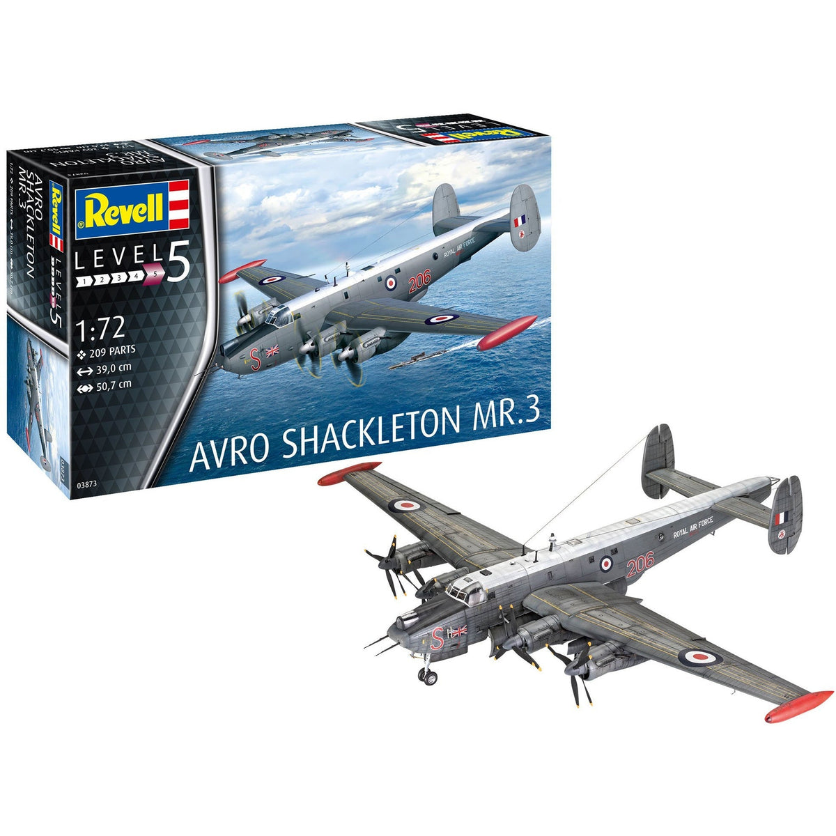 Revell of Germany 1/72 Avro Shackleton MR.3-Revell-ModelCars.com