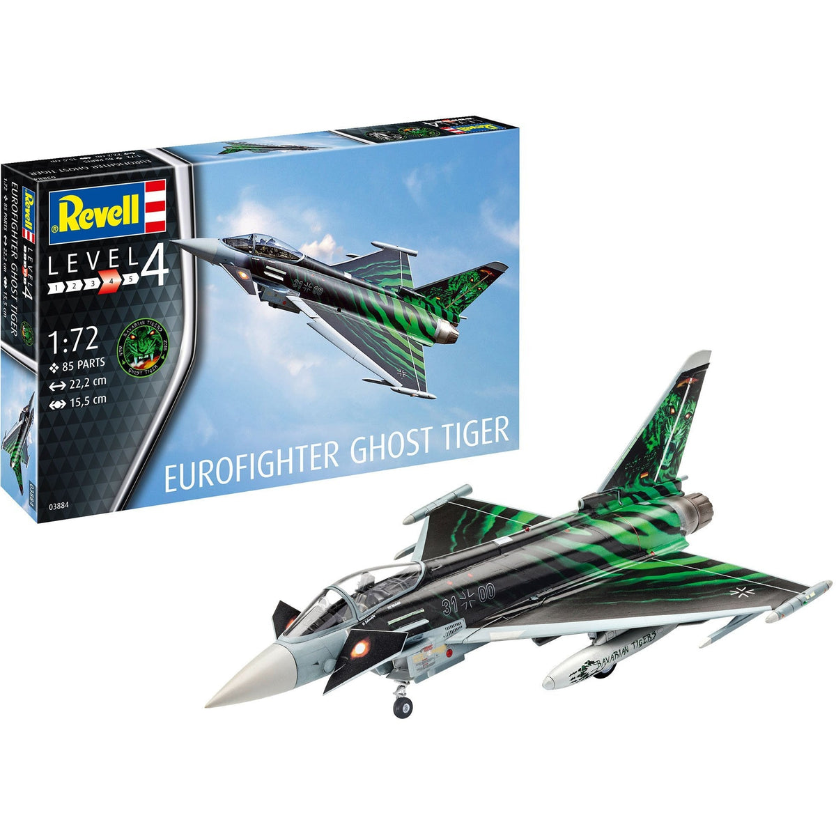 Revell of Germany 1/72 Eurofighter "Ghost Tiger"-Revell-ModelCars.com