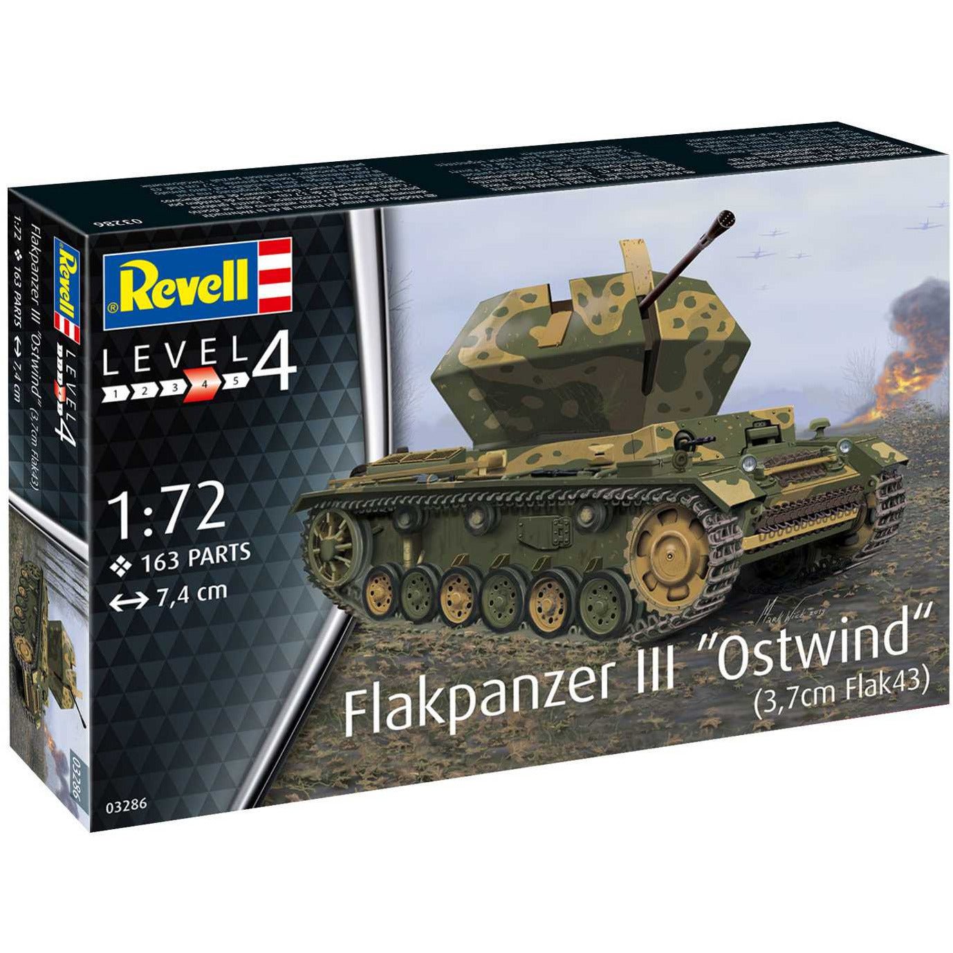 Revell of Germany 1/72 Flakpanzer III 'Ostwind' (3.7cm Flak 43) - Revell - ModelCars.com