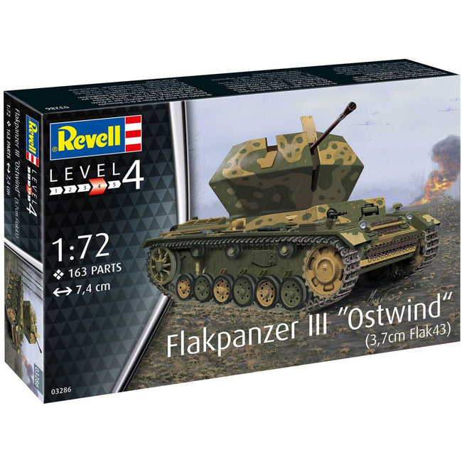 Revell of Germany 1/72 Flakpanzer III 'Ostwind' (3.7cm Flak 43) - Revell - ModelCars.com