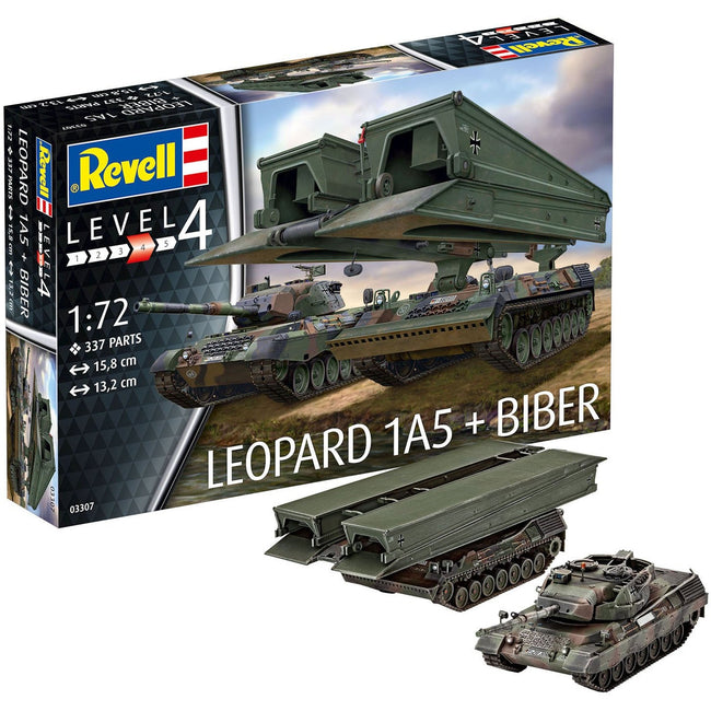 Revell of Germany 1/72 Leopard 1A5 & Bridgelayer"Biber" - Revell - ModelCars.com