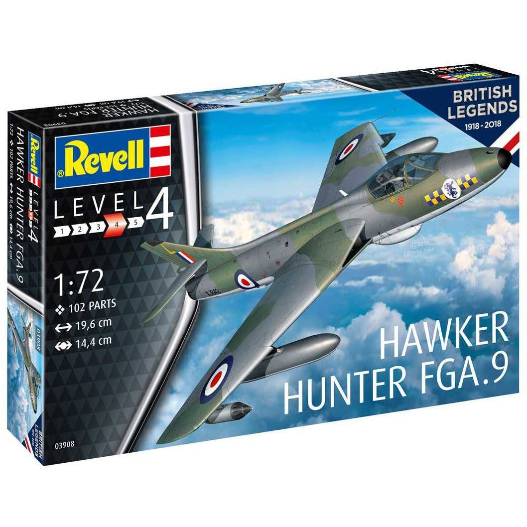 Revell of Germany 1/72 Scale Hawker Hunter FGA.9-Revell-ModelCars.com